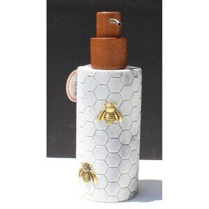 New Honey Comb Bee Soap Dispenser Kitchen Sink Soap Hand Liquid Pump Bottle
